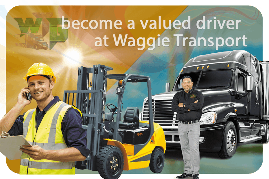 become a valued truck or bus driver at waggie transport group queenland